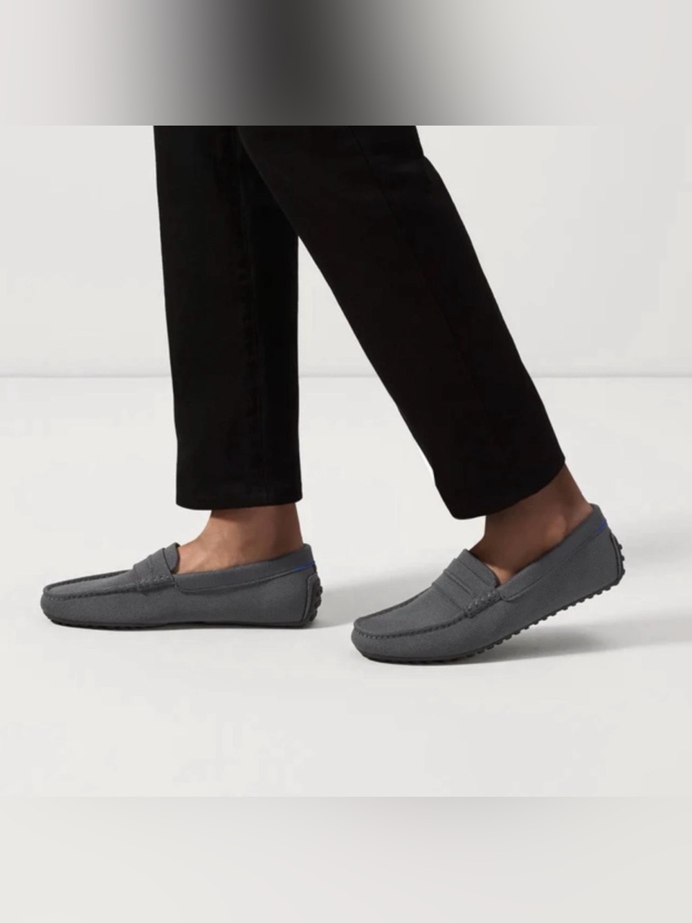 Rothy’s Mens' Driving Loafers Shoes in Graphite Grey Size 9.5 *EUC w/ Box*